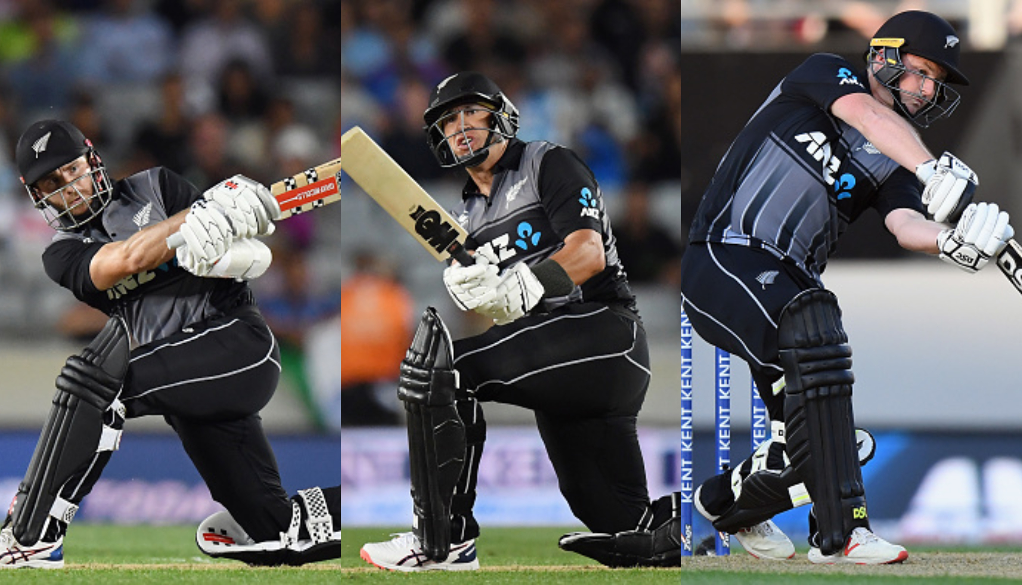 Williamson, Taylor and Munro hit half-centuries to take New Zealand to 203 | Getty