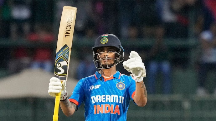 Ishan Kishan scored his 4th consecutive ODI fifty against Pakistan in Asia Cup 2023 | getty