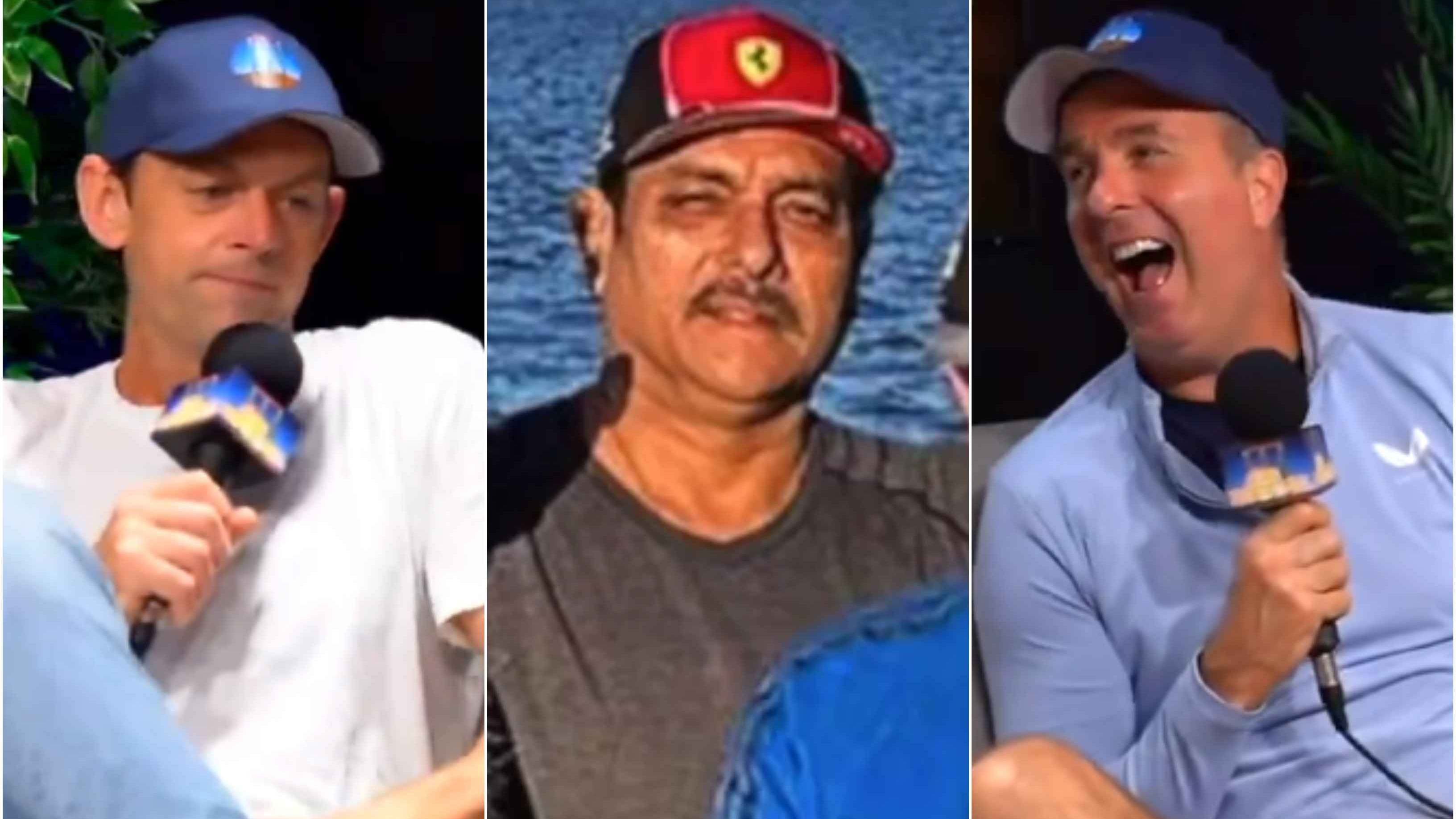 WATCH: Adam Gilchrist shares hilarious tale about ‘Audi ambassador’ Ravi Shastri; Michael Vaughan bursts into laughter