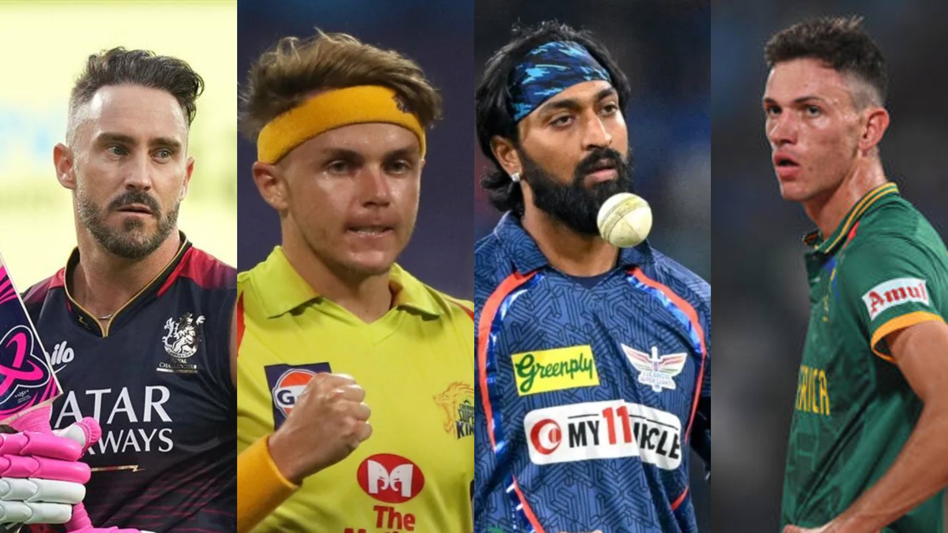 IPL 2025 Auction: Marco Jansen gets 7 Cr from PBKS; Krunal Pandya goes to RCB for 5.75 Cr; CSK gets Sam Curran back; Faf du Plessis goes to DC