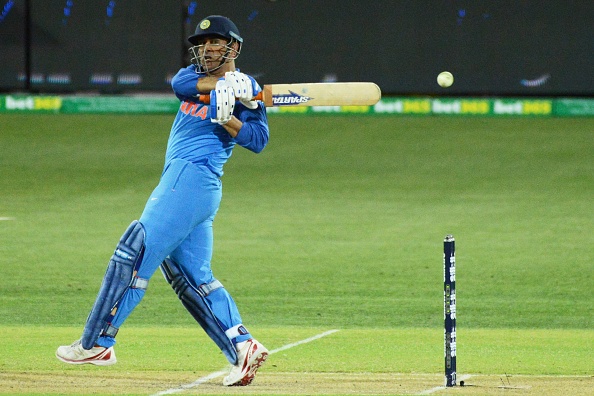 Dhoni scored 55* in the second ODI against Australia at Adelaide | Getty