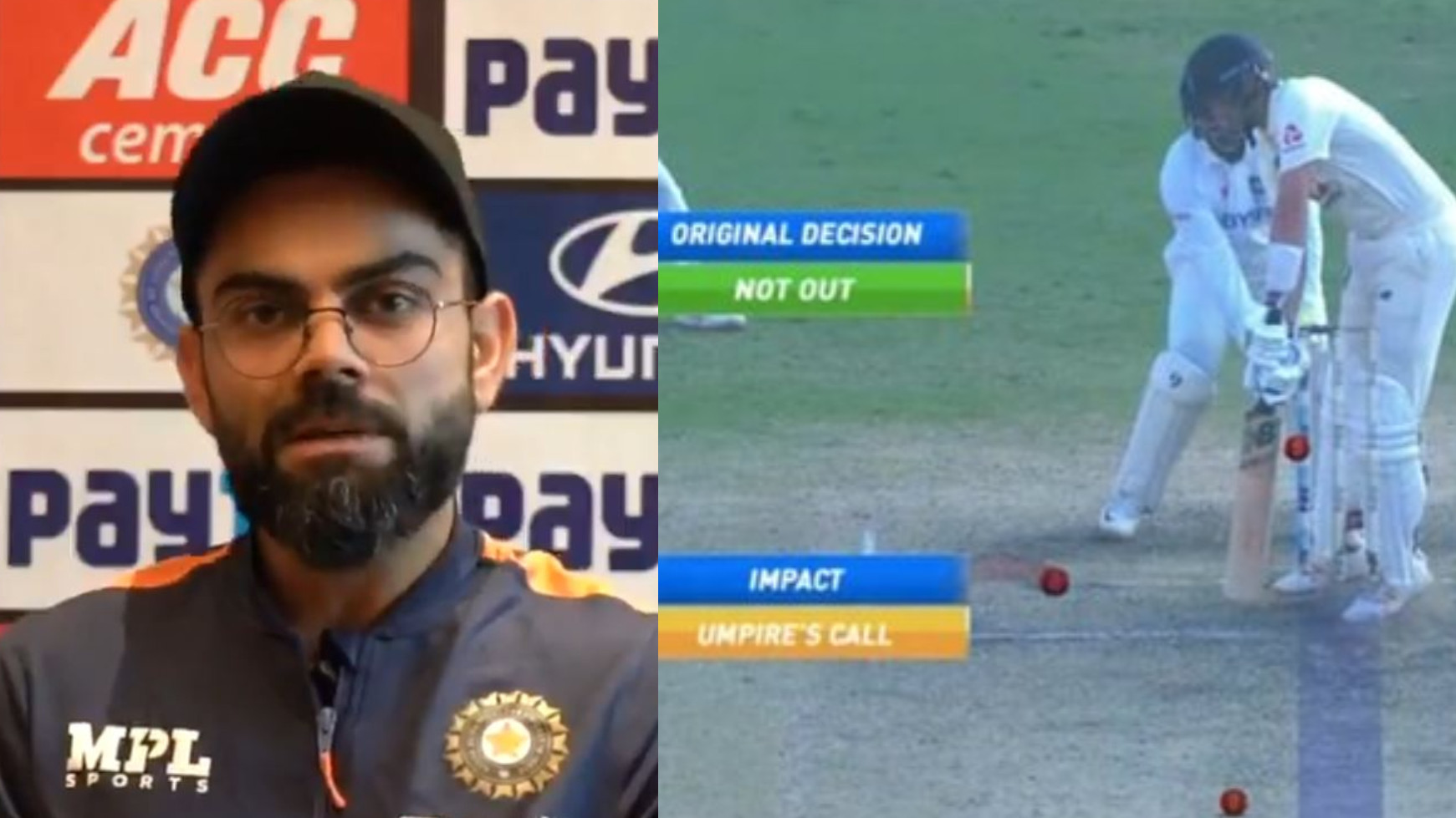 IND v ENG 2021: The grey areas of umpire’s call should be addressed, opines Virat Kohli