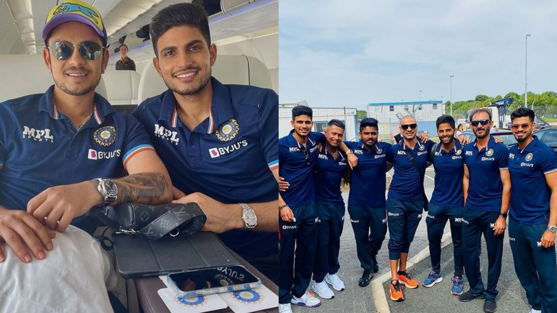 WI v IND 2022: See Pics- Indian cricketers share photos on flight to Trinidad