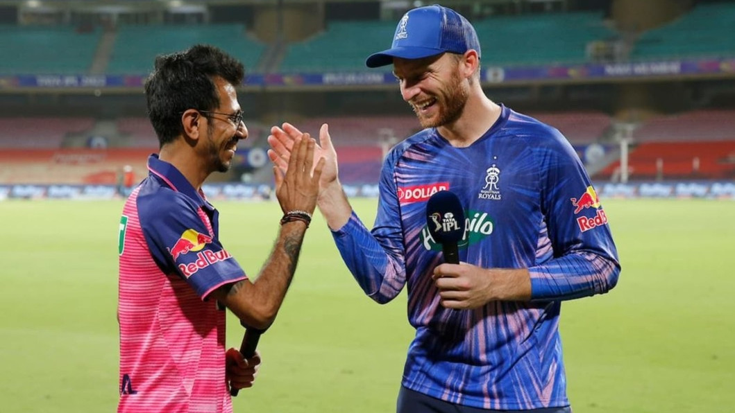 IPL 2022: WATCH: 'Have to keep scoring to keep you out as opener'- Buttler's hilarious banter with Chahal