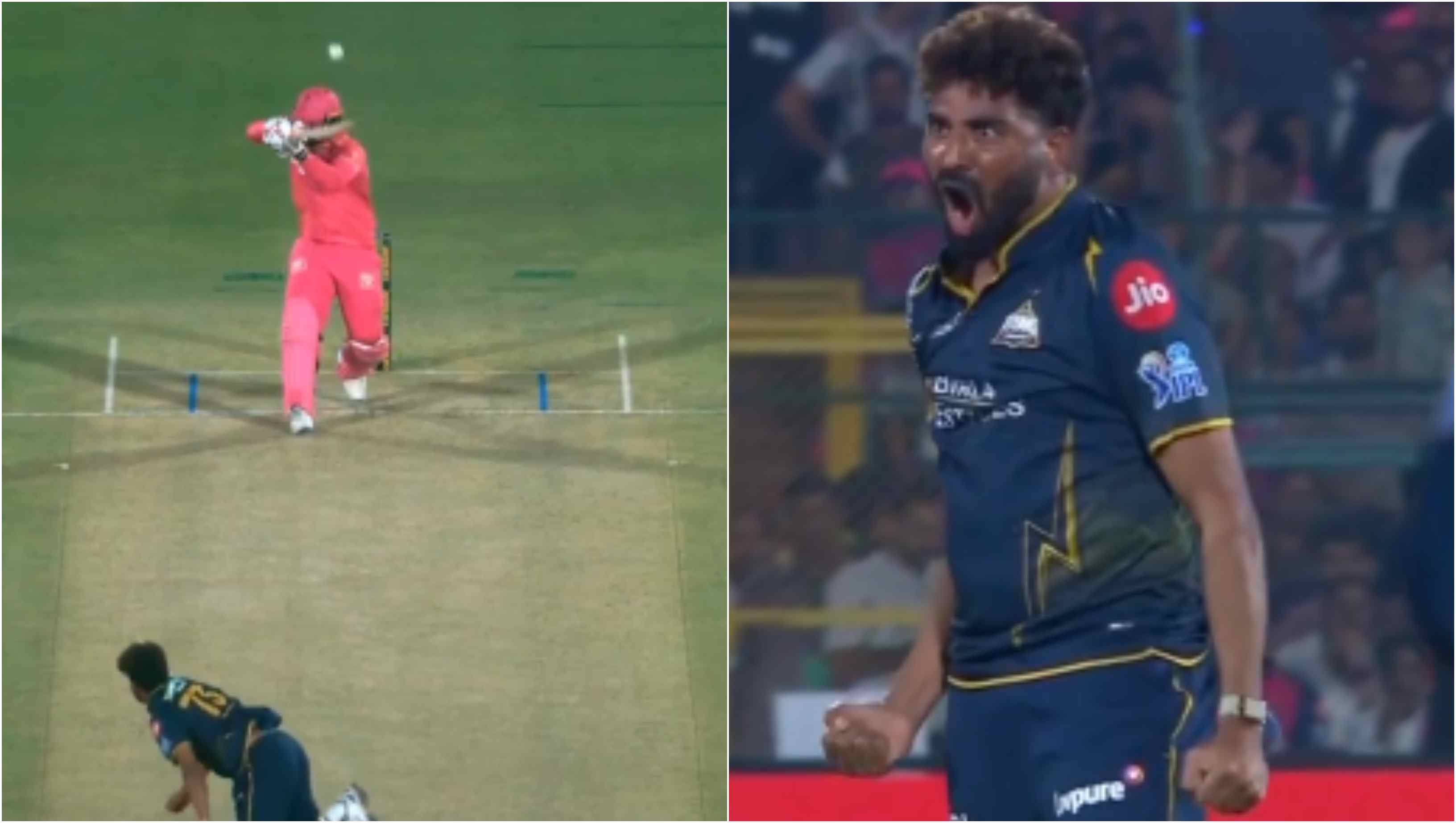 Siraj roared in celebration after dismissing Suryavanshi | IPL/X