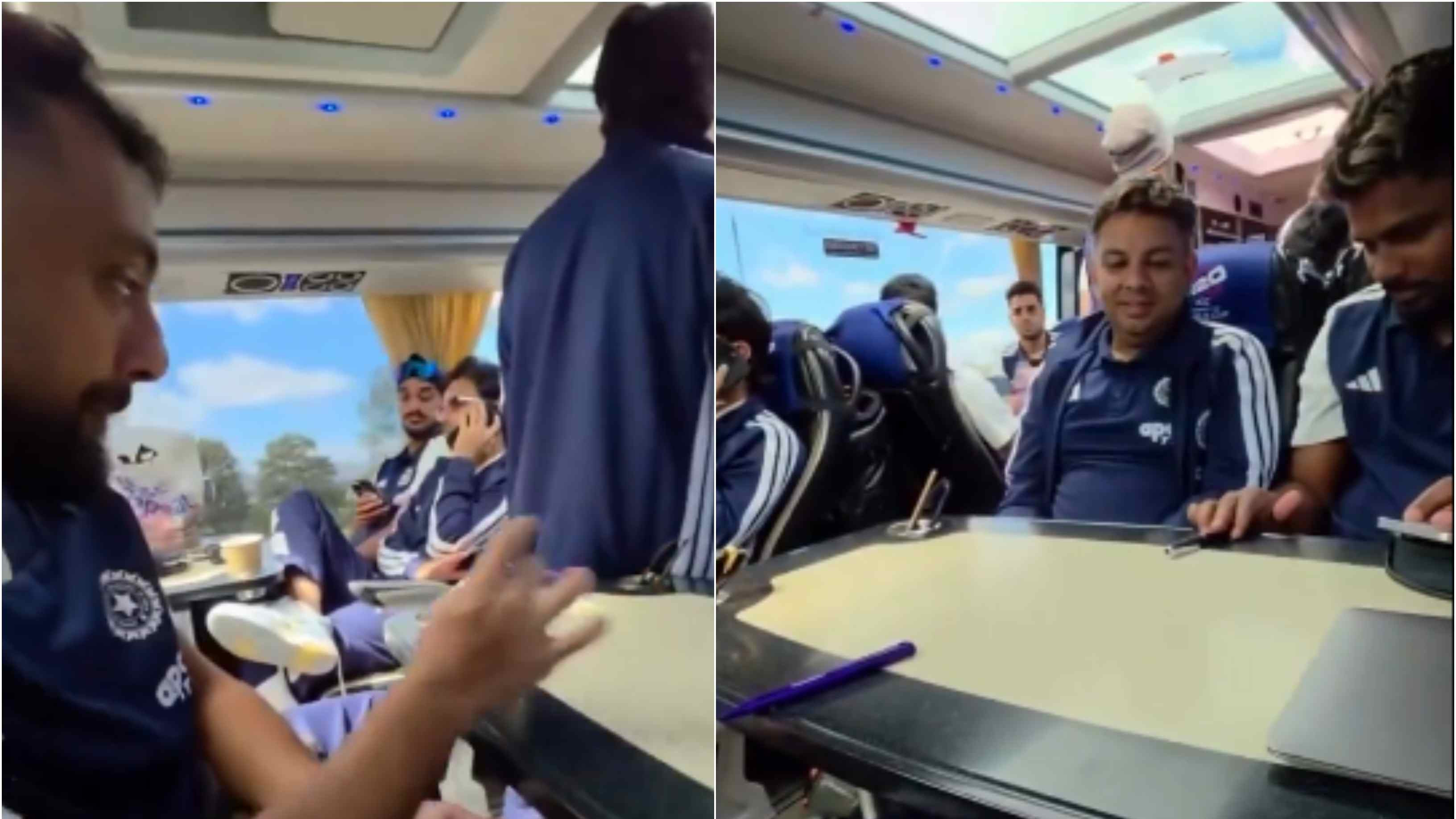 ENG v IND 2026: WATCH - Sanju Samson, Varun Chakaravarthy engage in “pen fight” on team bus ahead of 2nd T20I
