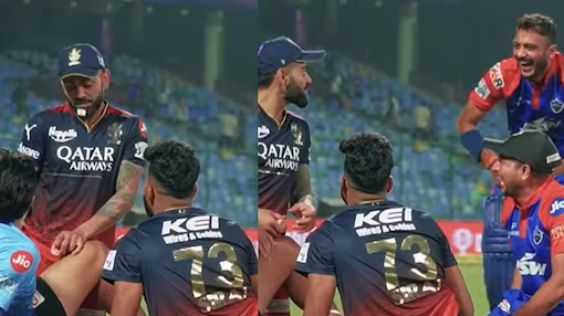 IPL 2023: WATCH- Hilarious moment as Ishant Sharma plays a prank with Virat Kohli post DC v RCB match