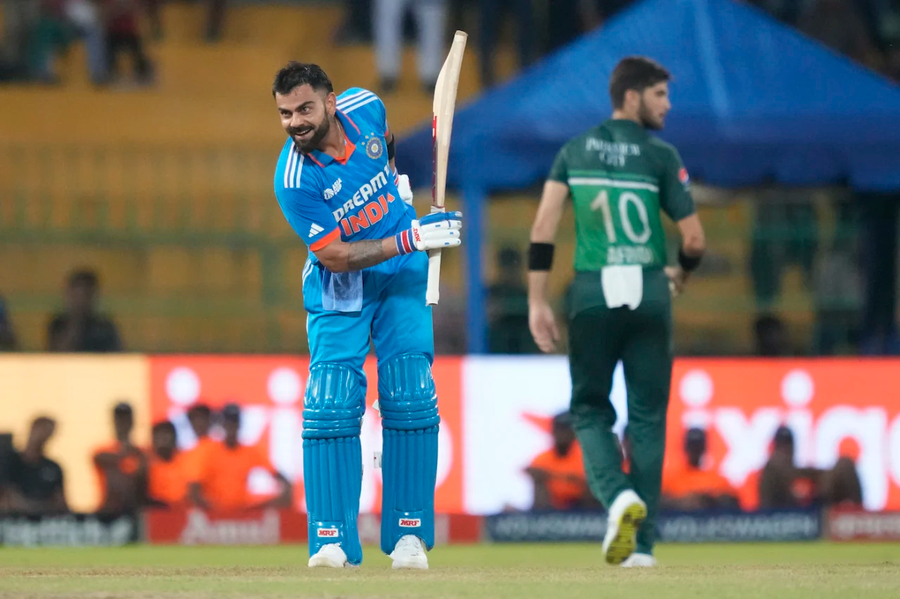 Virat Kohli scored 122* vs Pakistan in India's 228-run win | Getty