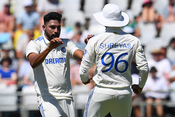 Mohammed Siraj picked his maiden fifer in South Africa in Tests | Getty