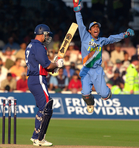Dinesh Karthik during his India debut in 2004 at Lord's | Getty