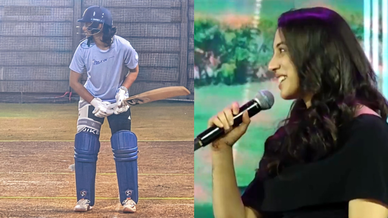 WATCH- “Don’t love anything in life more than cricket”- Smriti Mandhana in first public appearance post canceled wedding