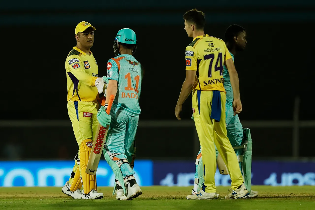 CSK lost the game to LSG by 6 wickets | IPL/BCCI