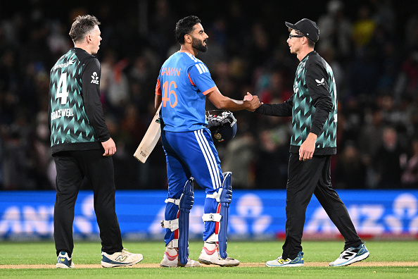 Naman Dhir stayed unbeaten to take India over the line | Getty