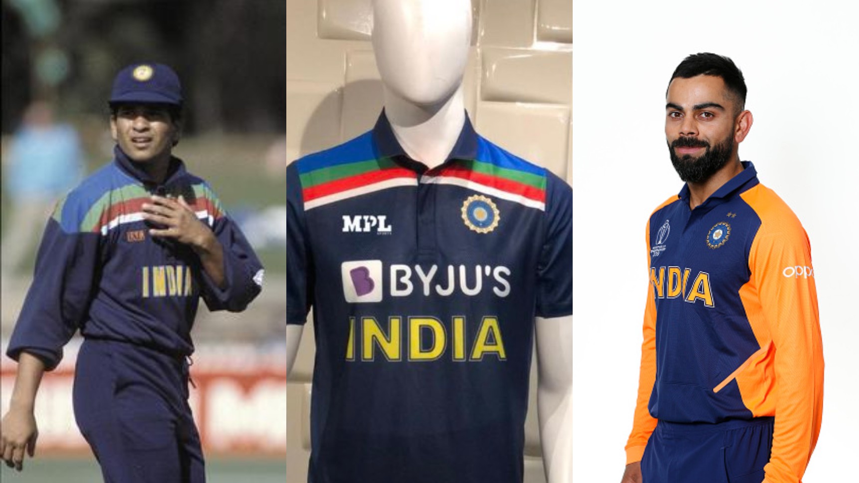 AUS v IND 2020-21: Virat Kohli opted for 1992 World Cup-themed retro jersey as new sponsors played safe