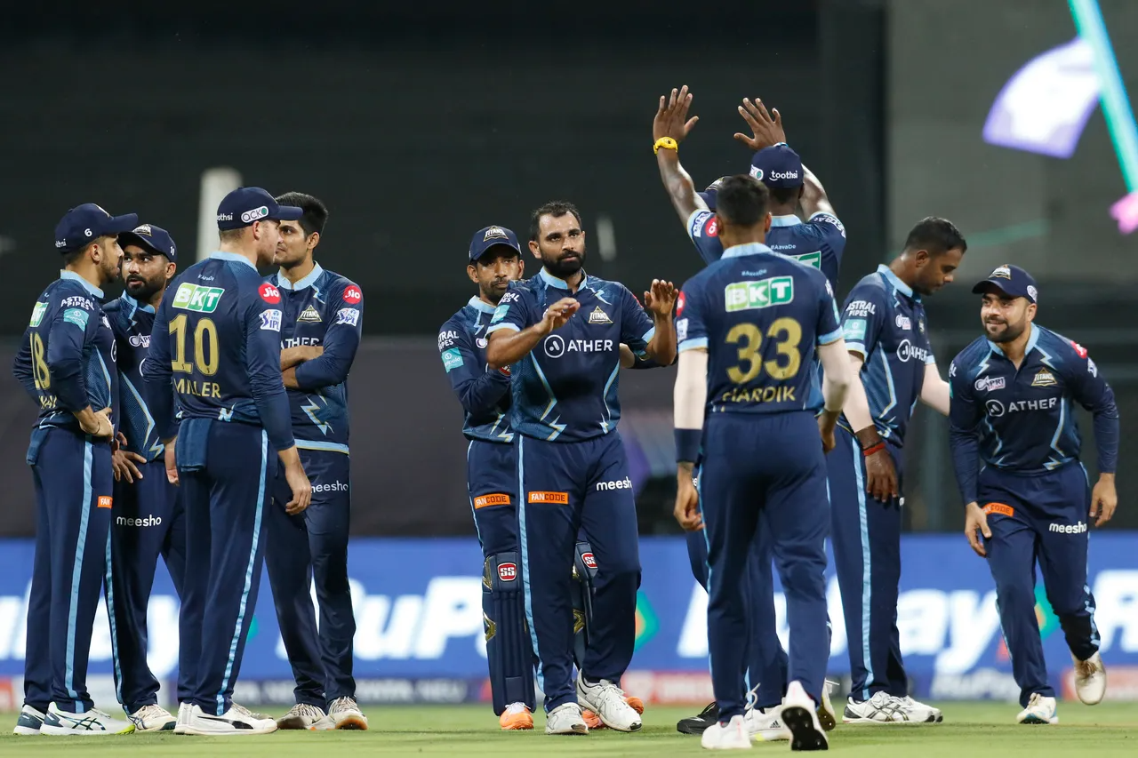Gujarat Titans won 7 of their 8 matches to lead the IPL 2022 points table with 14 points| BCCI-IPL