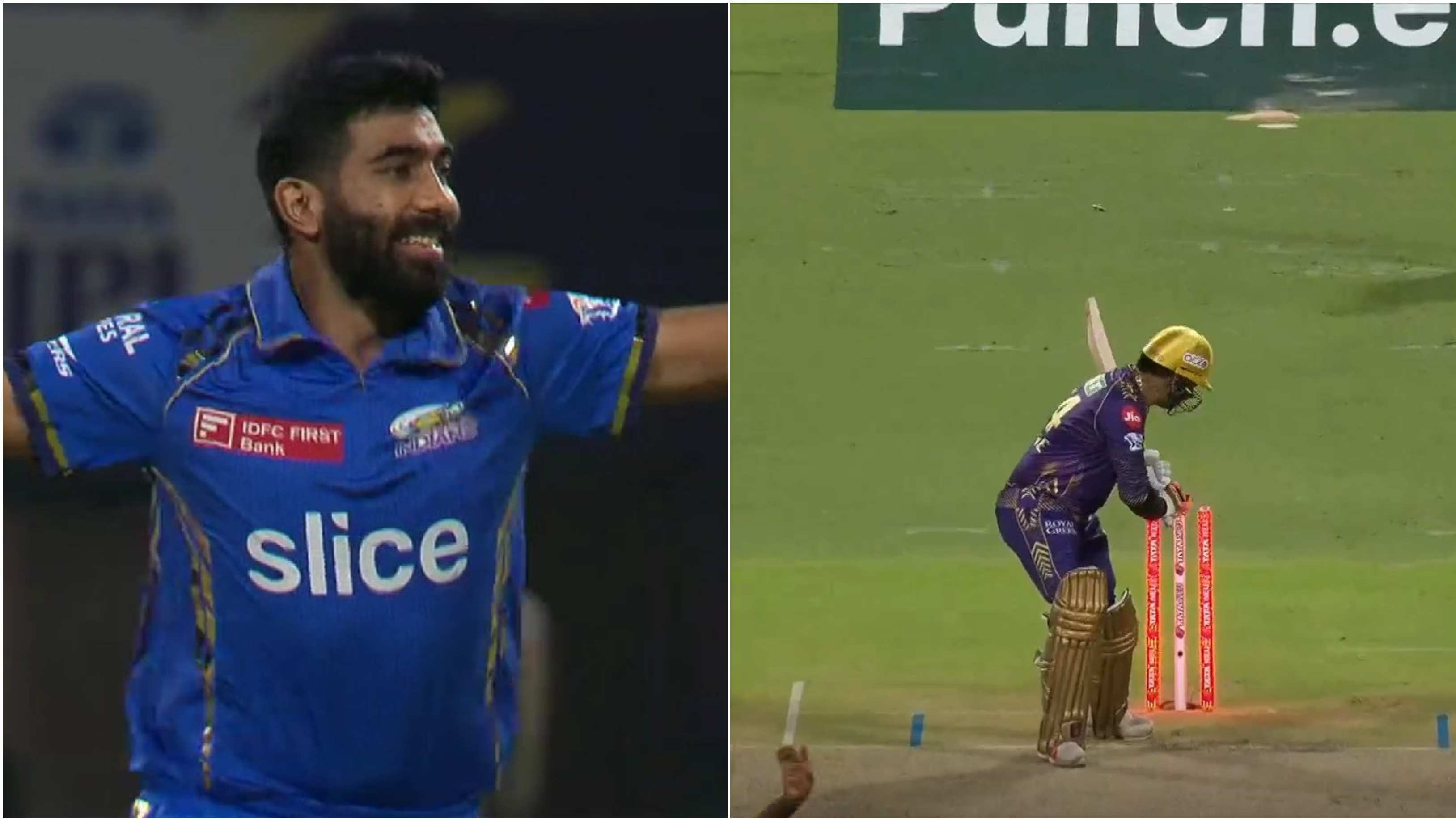 IPL 2024: WATCH – Sunil Narine suffers brain-fade moment as he leaves Jasprit Bumrah’s jaffa to depart for golden duck