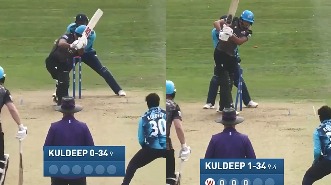 Kuldeep Yadav picked tow wickets in his final over | Instagram