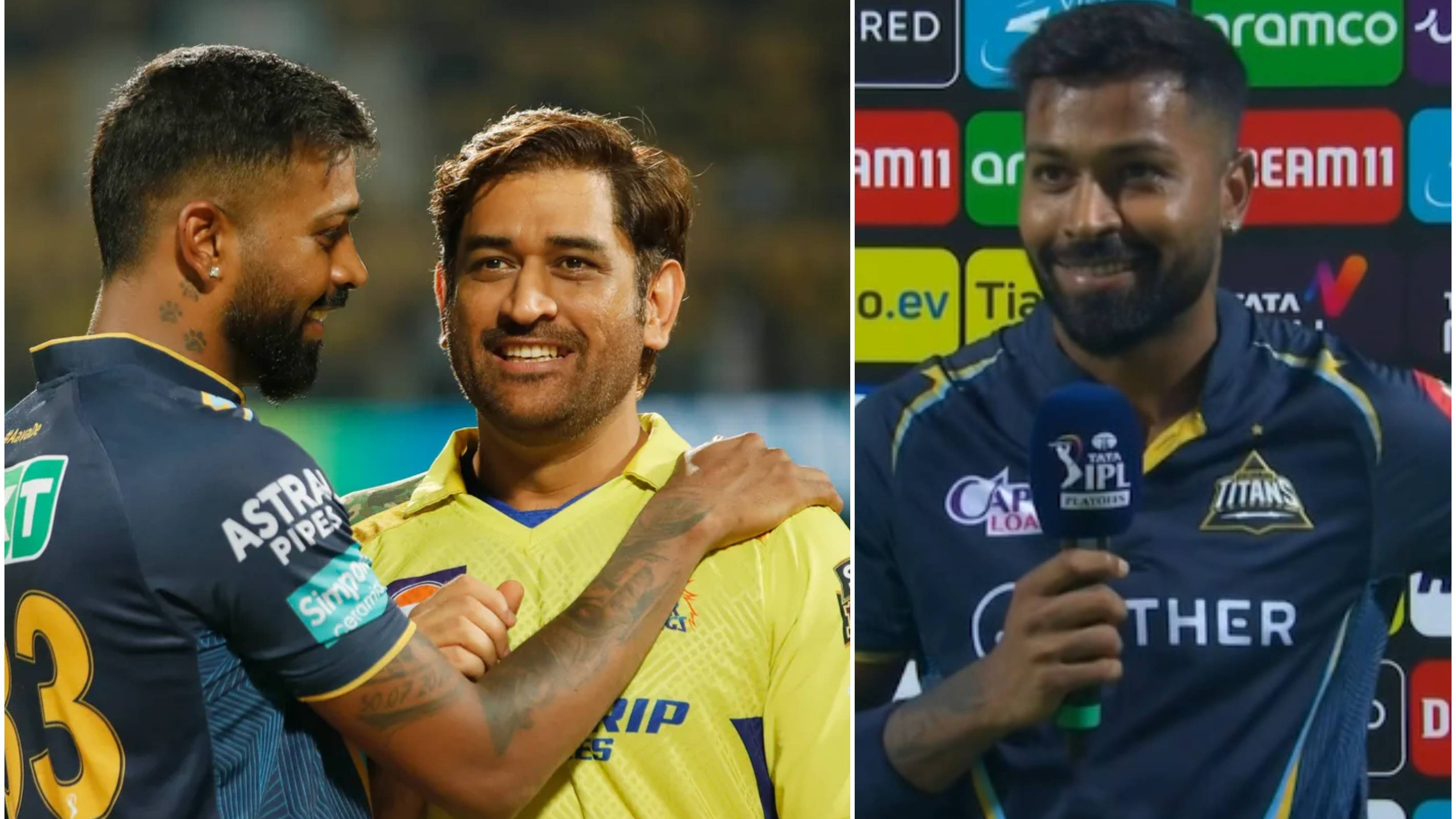 IPL 2023: Hardik Pandya congratulates MS Dhoni on leading CSK to final, wishes to meet him in summit clash