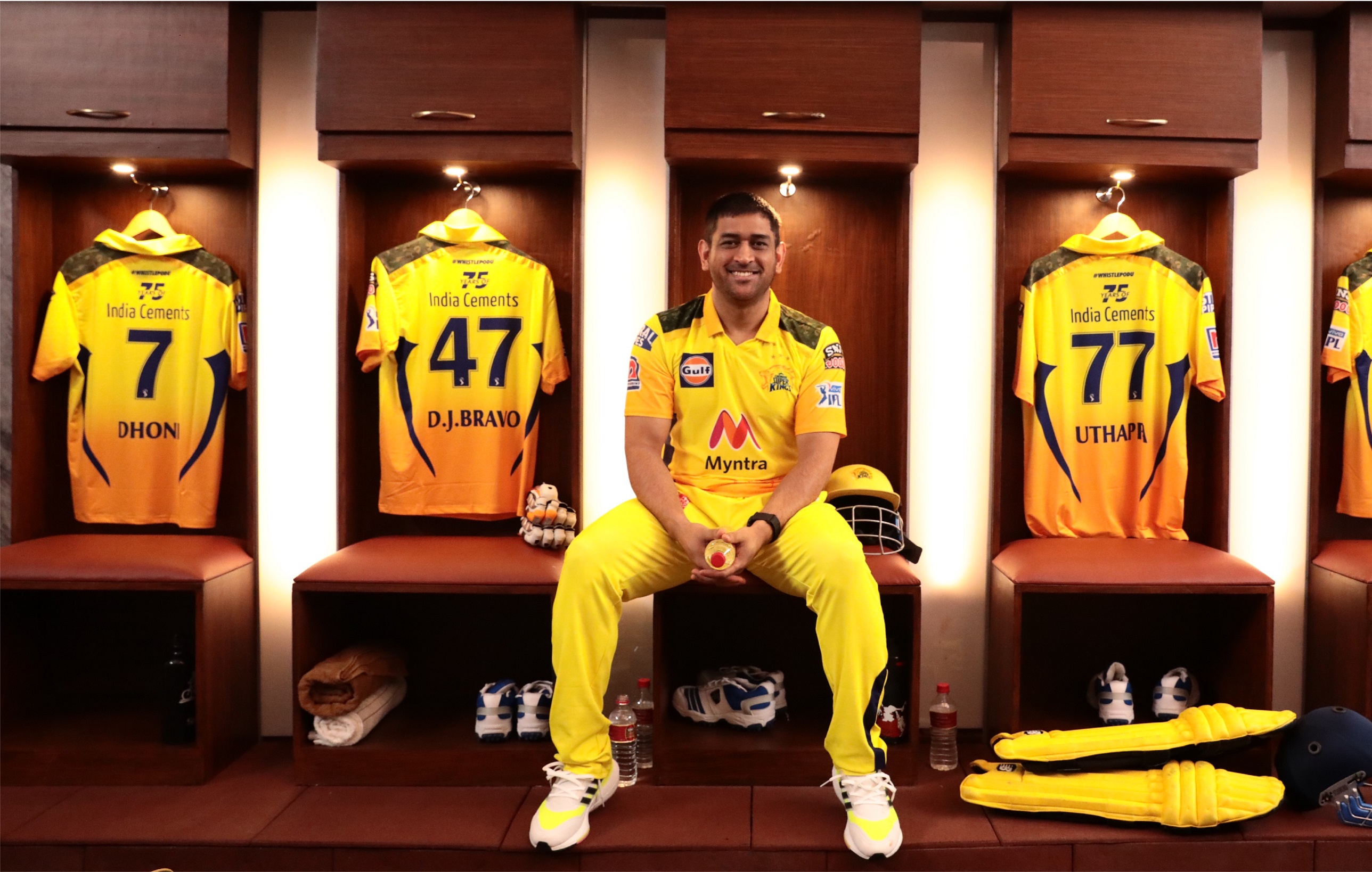 MS Dhoni for CSK in IPL 2021 | CSK Twitter