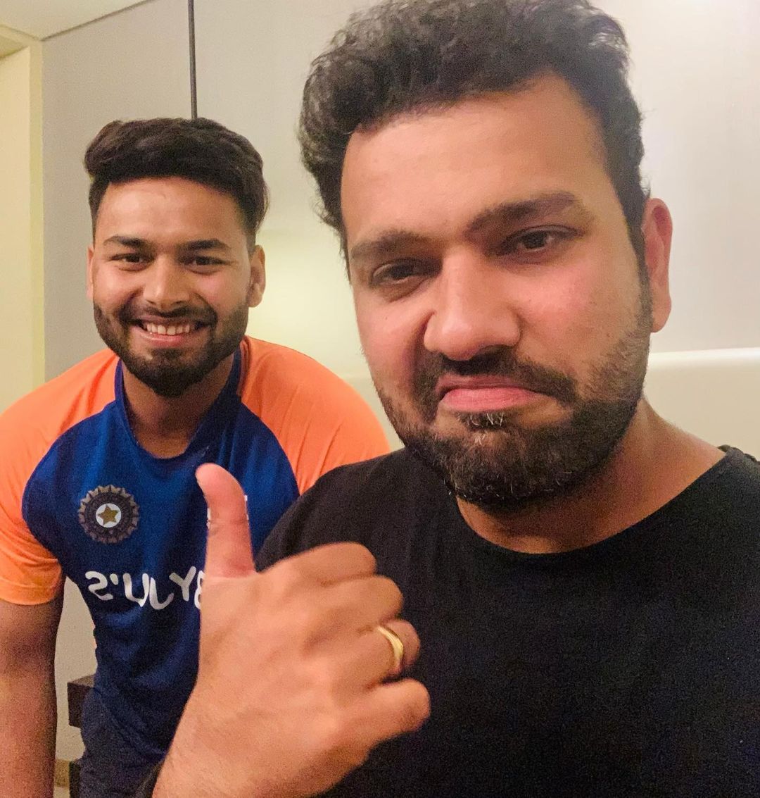 Rohit Sharma with Rishabh Pant | Instagram