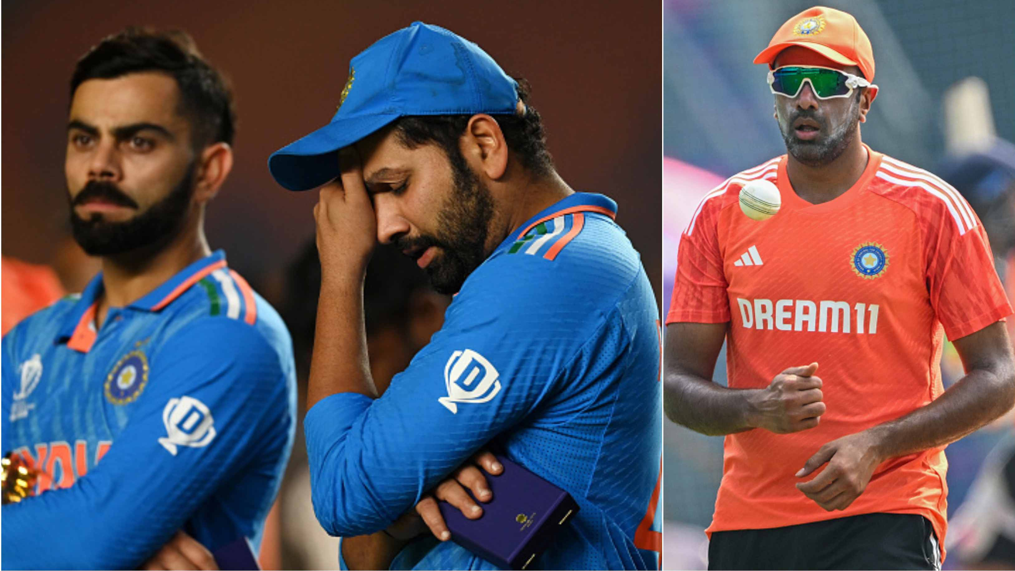 “It felt bad,” R Ashwin on seeing Rohit Sharma and Virat Kohli in tears after World Cup 2023 final loss