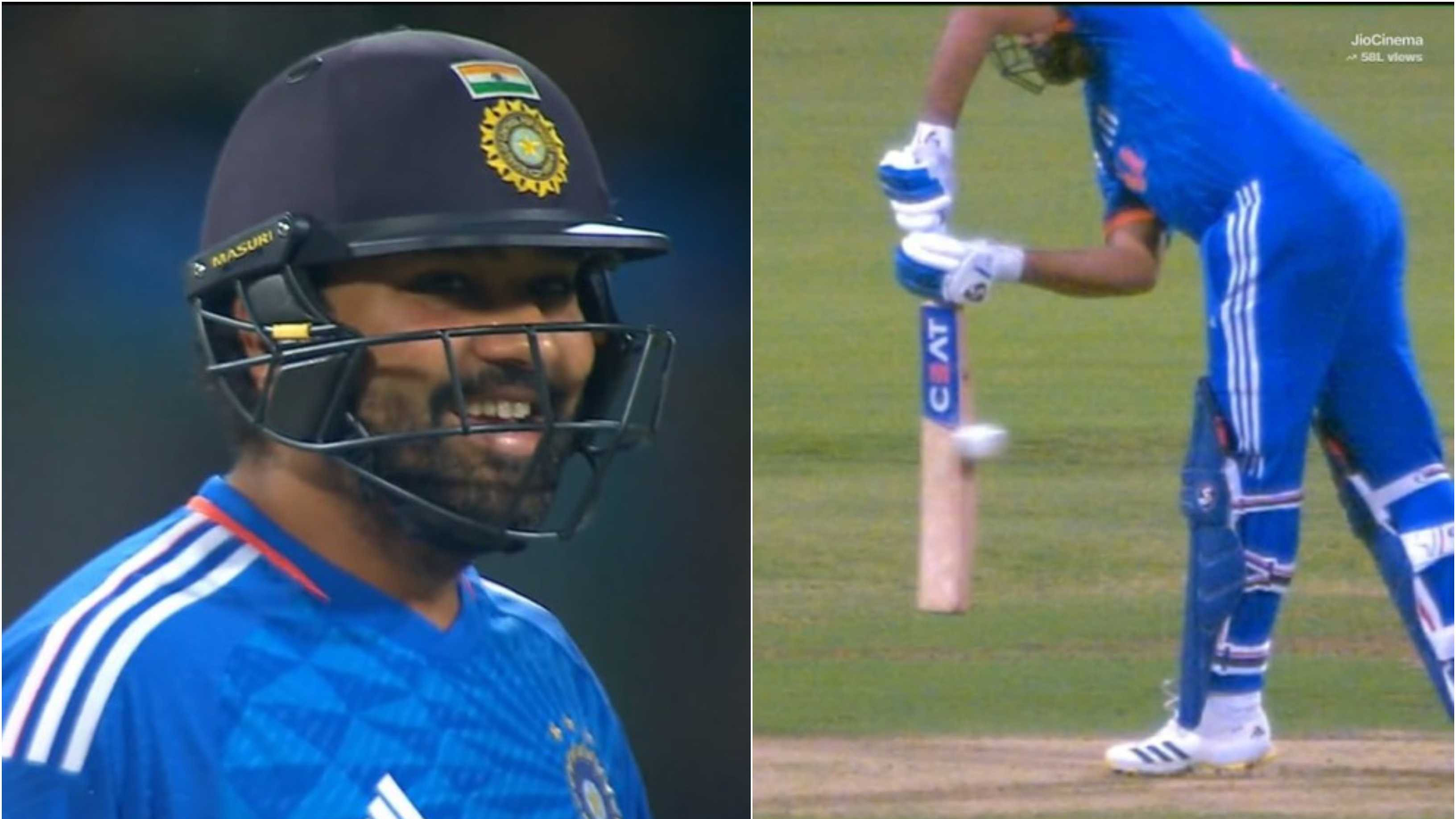 IND v AFG 2024: WATCH – “2 zero ho chuke hai,” Rohit Sharma shows his sense of humour; asks umpire about first ball leg bye call