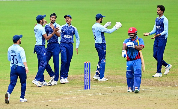 Indian men's cricket team is currently facing Afghanistan for a gold medal match | Getty