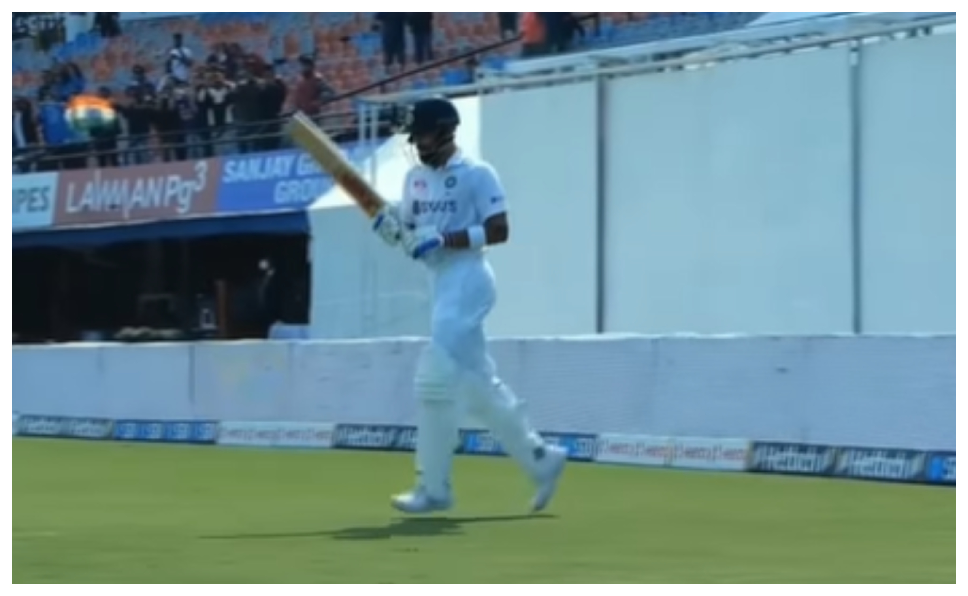 Virat Kohli received a rousing reception from the Mohali crowd | BCCI/Screengrab