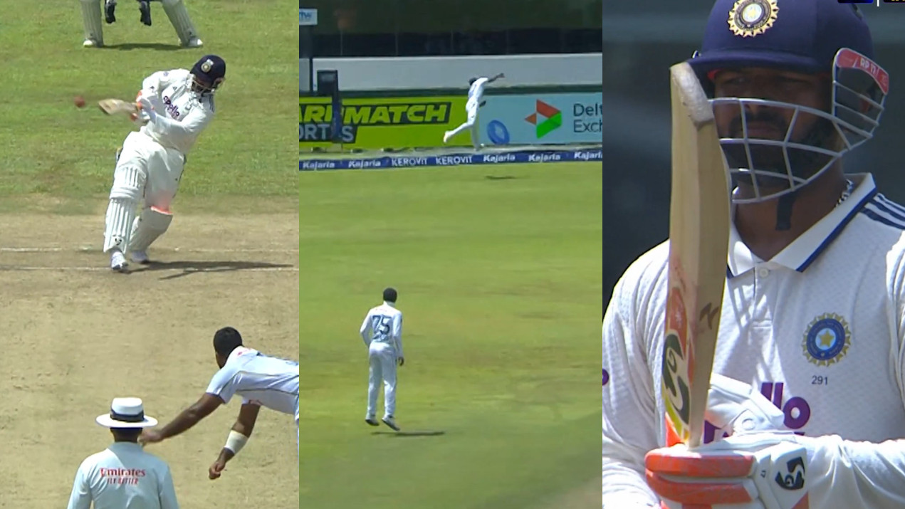 SL v IND 2026: WATCH- Rishabh Pant hits his 100th six to reach his fifty in 1st Test; becomes first Asian to achieve this milestone