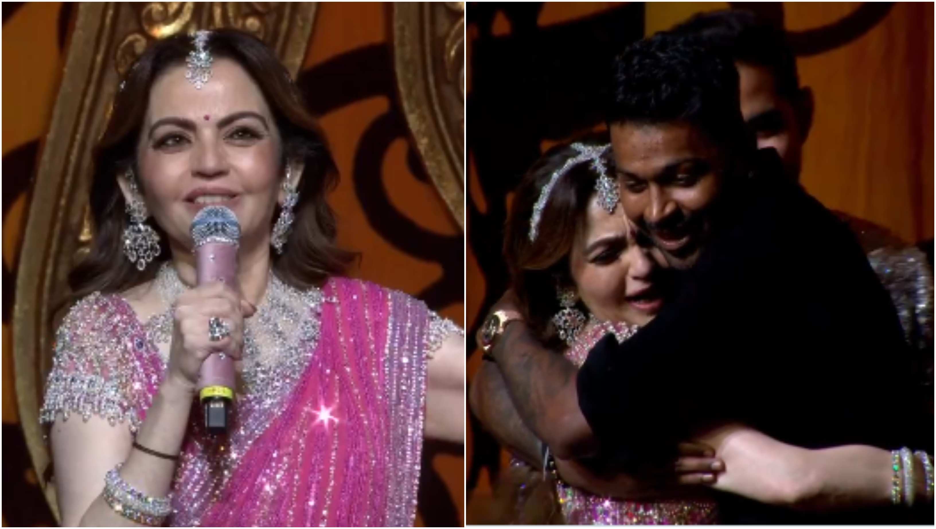 Nita Ambani and Hardik Pandya | Screengrab