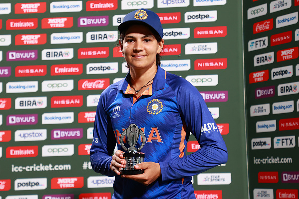 Yastika Bhatia made 50 and was named the Player of the Match | Getty