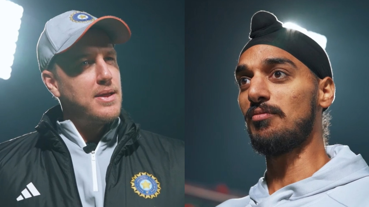 IND v SA 2025: WATCH- Arshdeep Singh says he'll try to give Morne Morkel 'less screen time' after his wides put focus on bowling coach