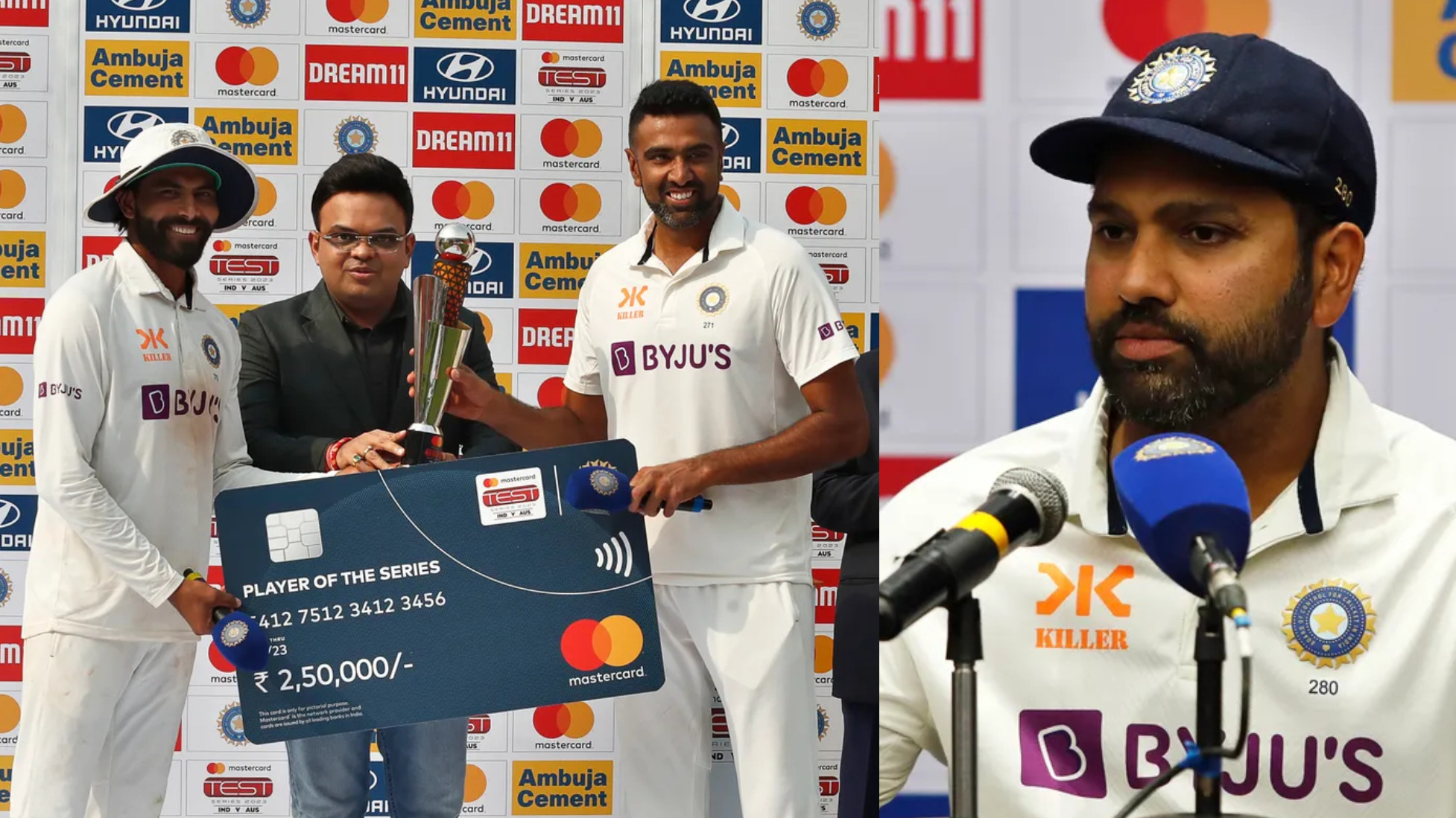 IND v AUS 2023: “I hope for sake of Indian cricket, they stay and play long for India”- Rohit on Ashwin and Jadeja