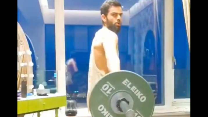 Virat Kohli shared a video on Instagram doing his favorite exercise | Screengrab