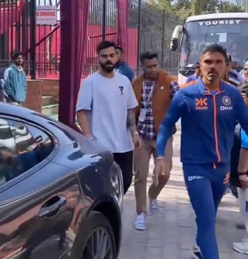 Virat Kohli leaving the Arun Jaitley Stadium in Delhi | Instagram