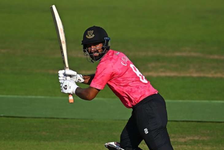 Cheteshwar Pujara made 174 for Sussex against Surrey | Getty
