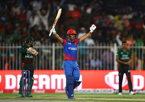 Najibullah Zadran took the Bangladesh attack to the cleaners | Getty