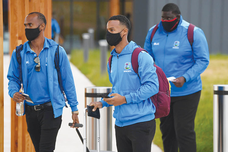West Indies arrived in England with 39 members in the touring party including reserve players