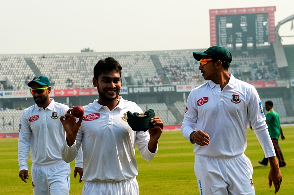 Mehidy Hasan took 12 for 117 in Dhaka to register the best figures by a Bangladeshi in Tests | Getty Images