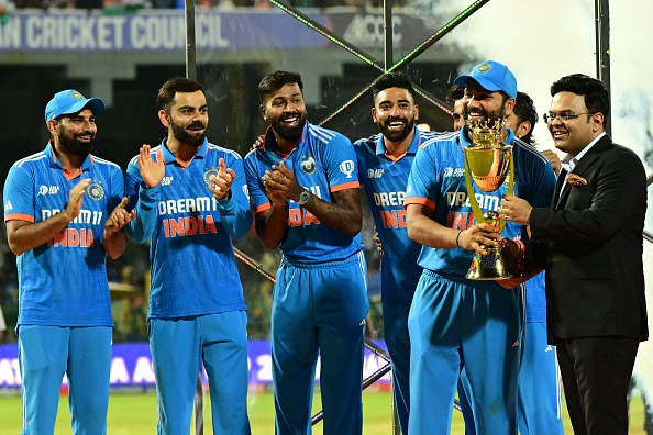 Rohit Sharma led India to the Asia Cup 2023 title win | Getty