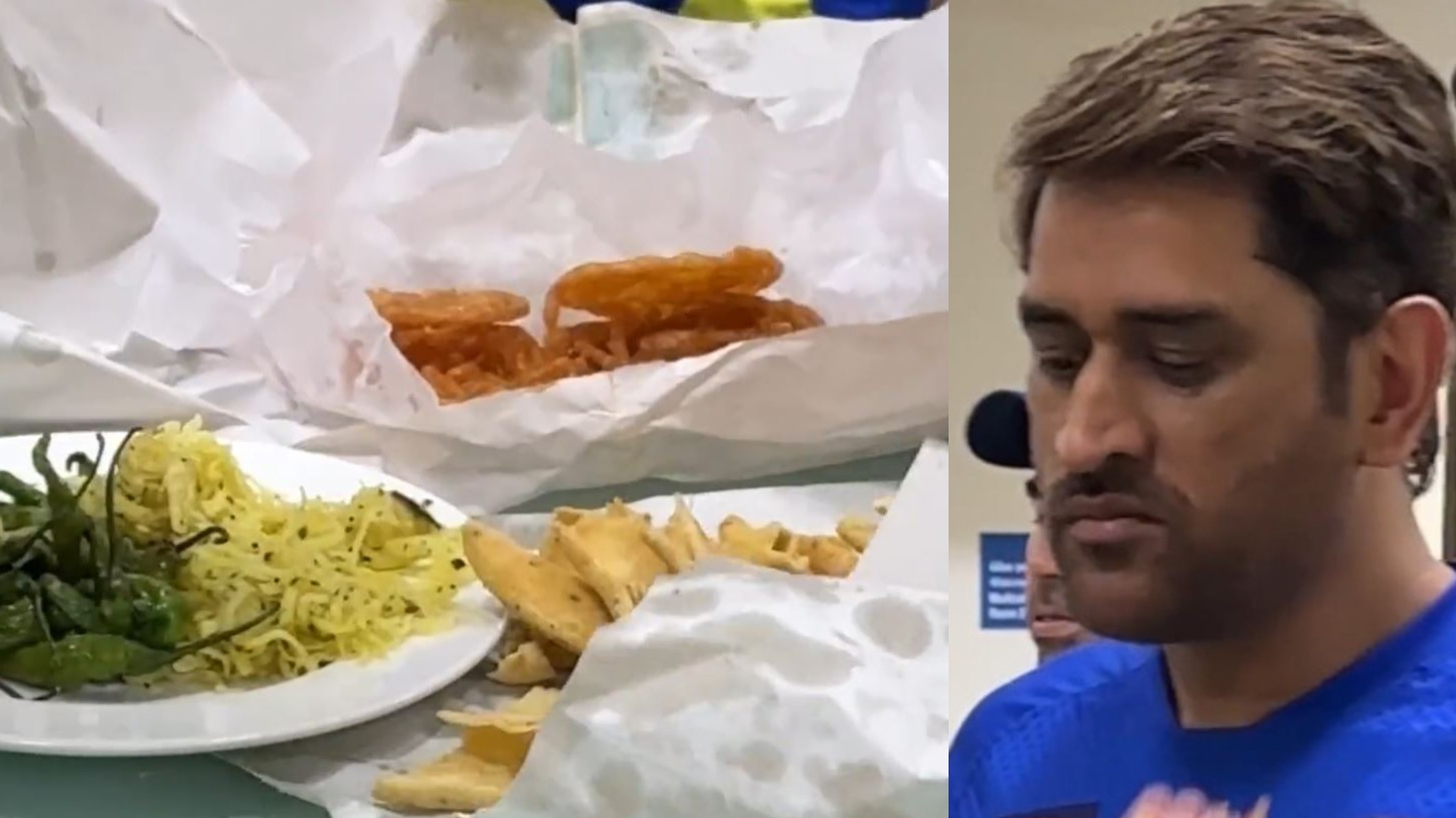 IPL 2023: WATCH- MS Dhoni and CSK contingent enjoy hot jalebi and fafda after practice gets interrupted by rain