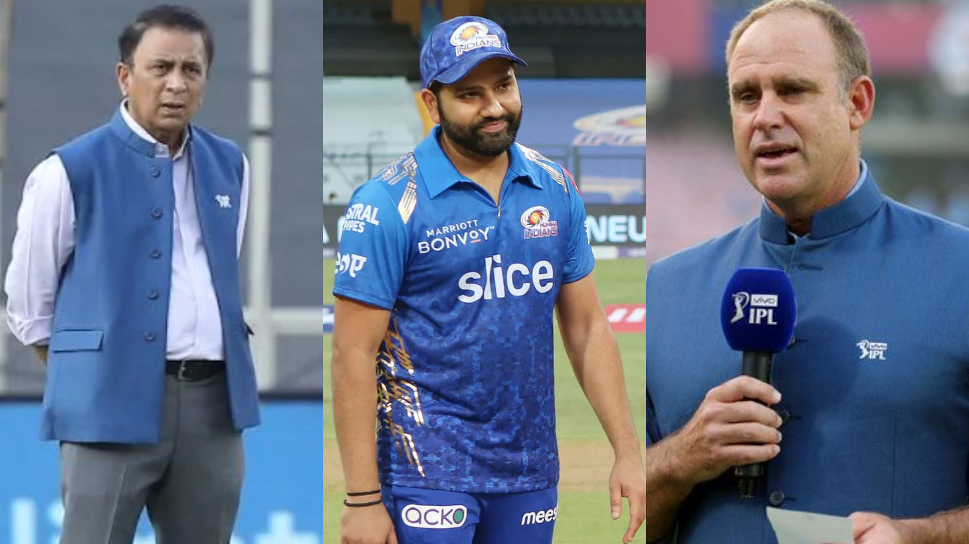 IPL 2022: Gavaskar and Hayden debate and disagree over what caused Rohit Sharma’s lean run for MI
