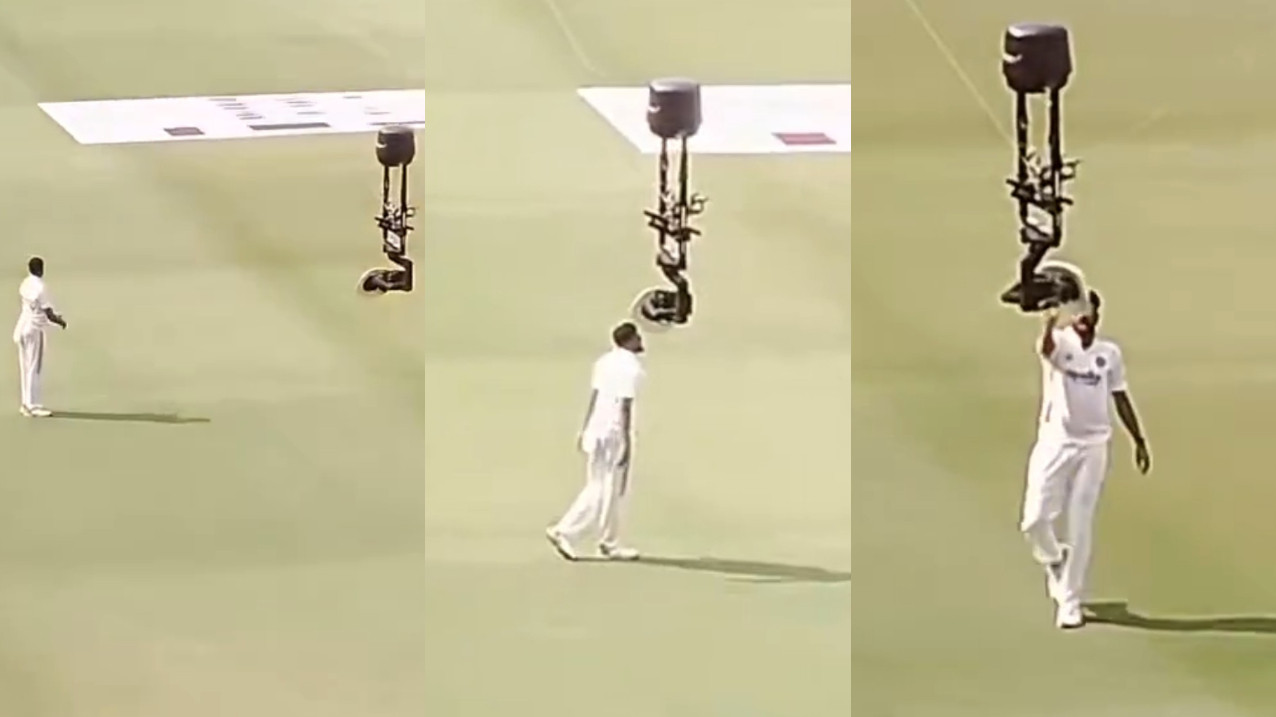 IND v SA 2025: WATCH- Mohammed Siraj's funny prank on the spider cam; puts his hat on the camera