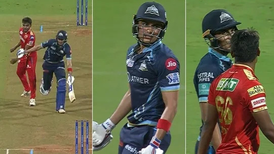 IPL 2022: WATCH- Shubman Gill unhappy with Sandeep Sharma after being run out; Twitter reacts