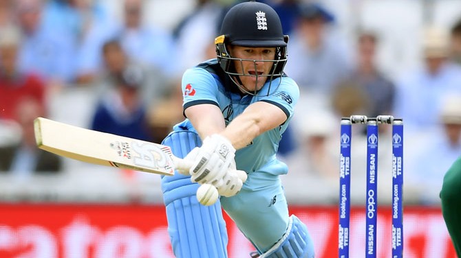 Eoin Morgan reveals that playing at Lord's early in his career helped him polish reverse sweep
