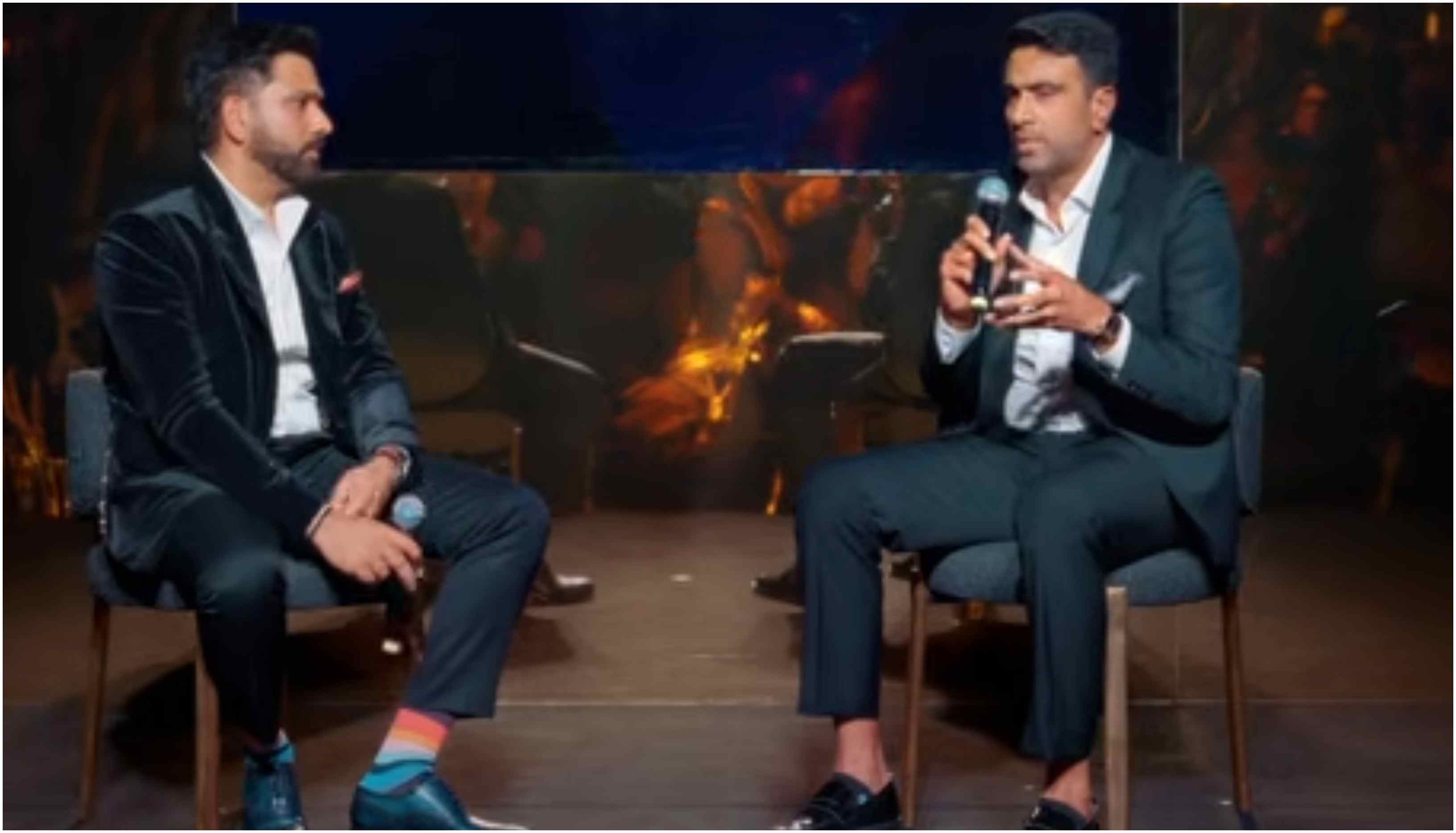 R Ashwin and Rohit Sharma | Screengrab/YouTube