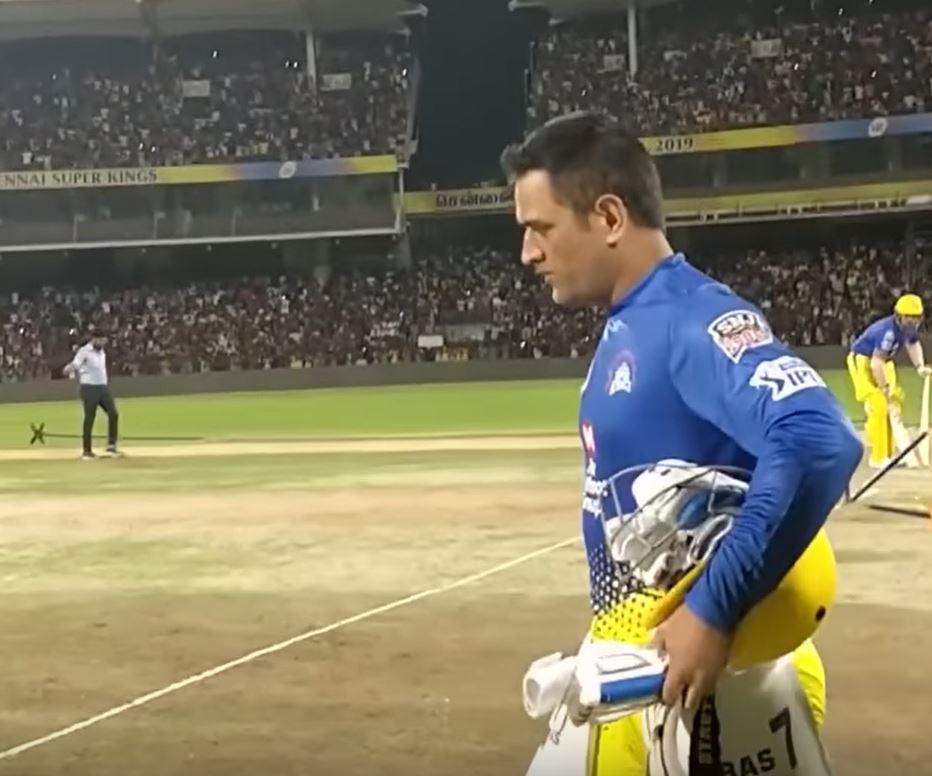 MS Dhoni in Chepuak | CSK Twitter