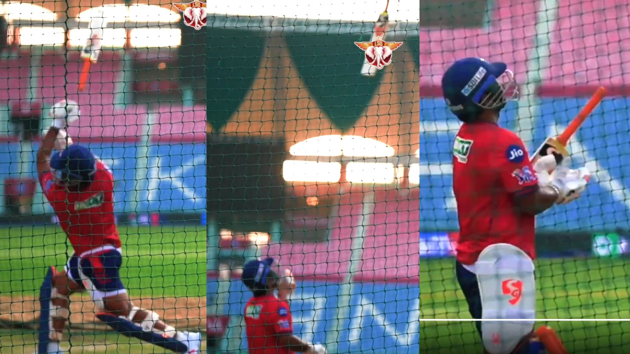 IPL 2026: WATCH- Rishabh Pant's bat gets tangled in nets after he loses its grip; falls down on unsuspecting batter