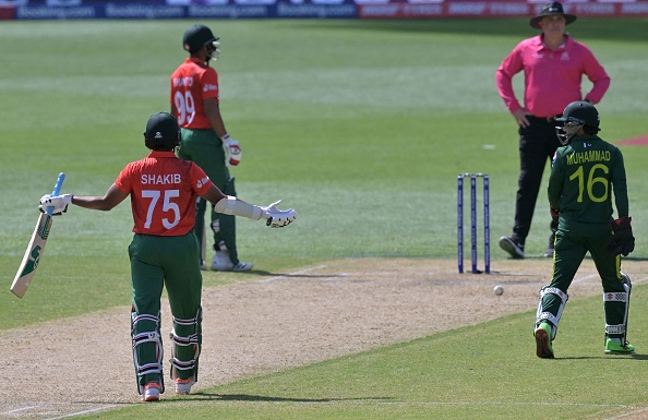 Shakib Al Hasan shocked at the decision of his LBW | Getty