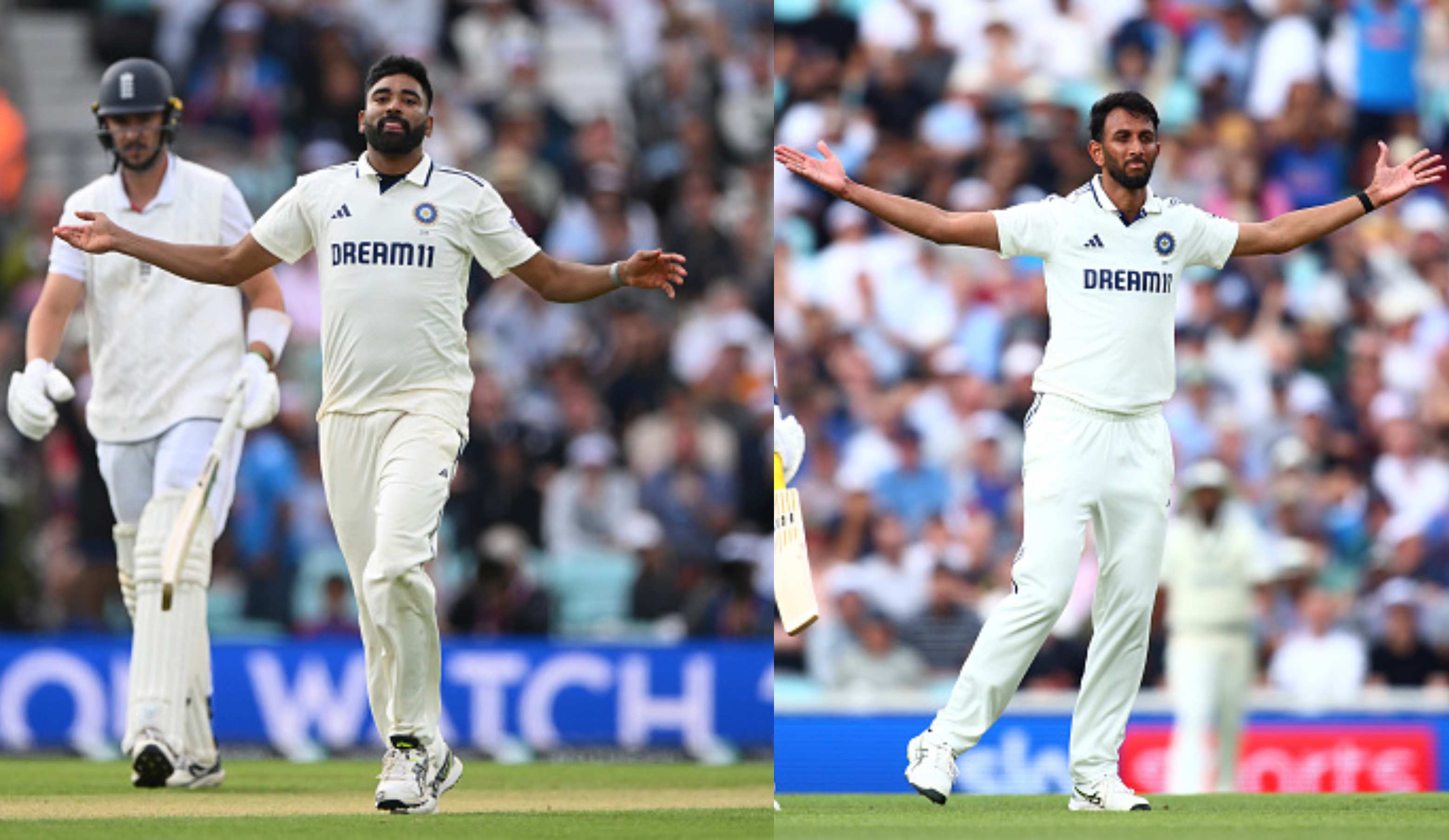 Mohammed Siraj and Prasidh Krishna | Getty